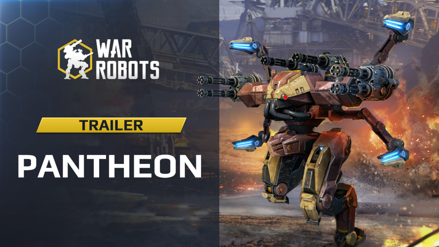 War Robots Pantheon Ares Hades Nemesis (Trailer) | New War Robots